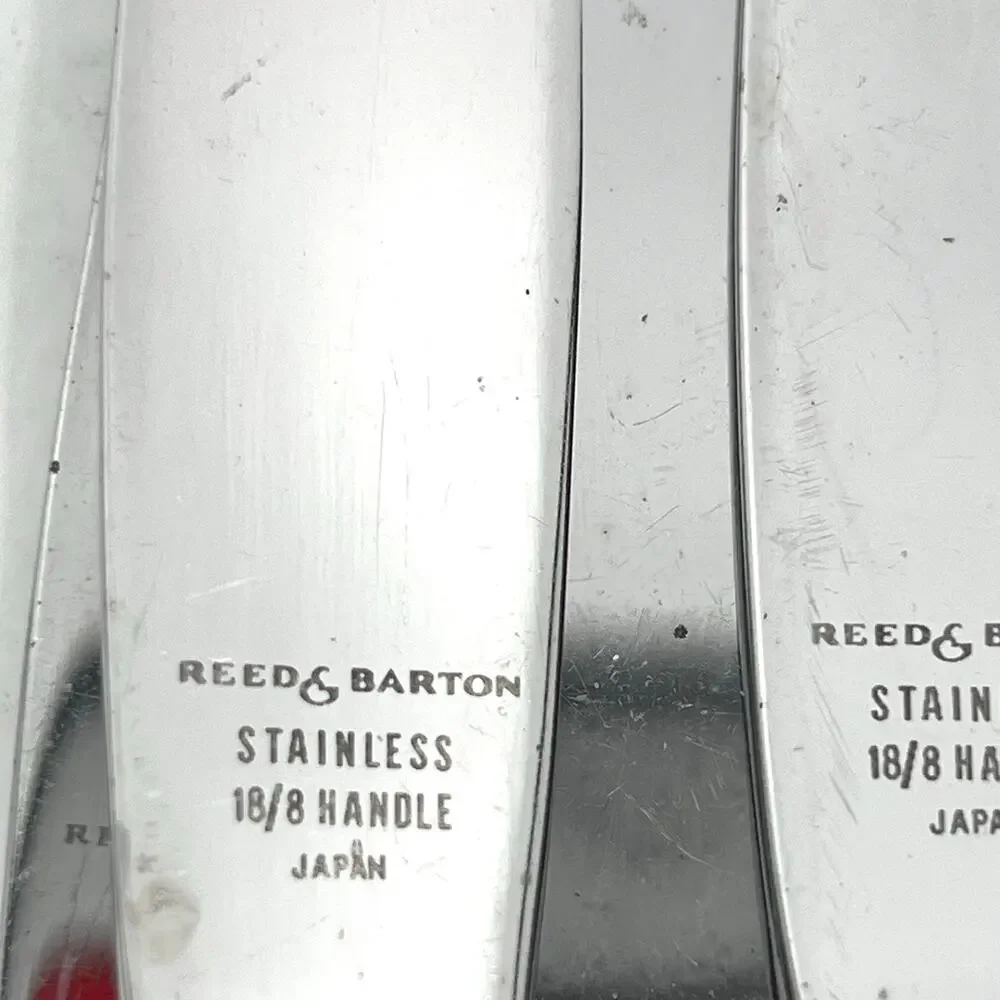 Reed & Barton Japan 18/8 stainless Steel 1800 flatware set